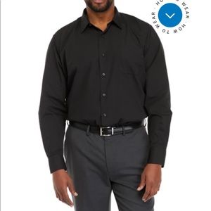 Alexander Julian black long sleeve dress shirt